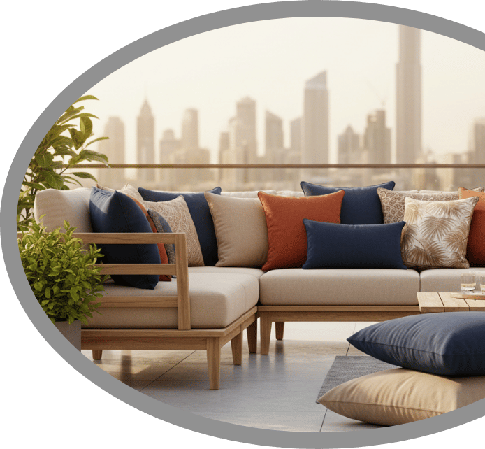 Bohemian style cream decorative pillow with tassels for home sofa decor. (2)