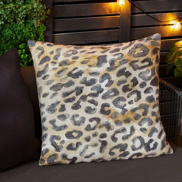 Leopard Woven Cushion