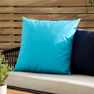Plain Cushion Aqua